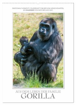 Emotionale Momente: Aus dem Leben der Familie Gorilla. (Wandkalender 2025 DIN A2 hoch), CALVENDO Monatskalender - Calvendo;Gerlach GDT, Ingo