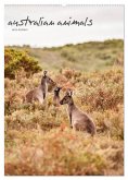 australian animals (Wandkalender 2025 DIN A2 hoch), CALVENDO Monatskalender
