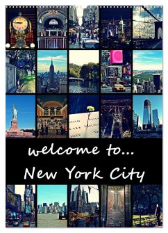 welcome to New York City (Wandkalender 2025 DIN A2 hoch), CALVENDO Monatskalender - Calvendo;Büttner, Stephanie