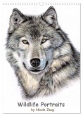 Wildlife Portraits (Wandkalender 2025 DIN A3 hoch), CALVENDO Monatskalender