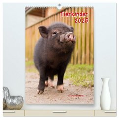 Tierkinder (hochwertiger Premium Wandkalender 2025 DIN A2 hoch), Kunstdruck in Hochglanz