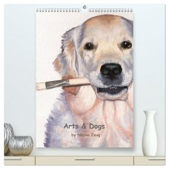 Arts & Dogs (hochwertiger Premium Wandkalender 2025 DIN A2 hoch), Kunstdruck in Hochglanz - Calvendo;Zeug, Nicole