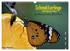 Schmetterlinge Nützlinge der Natur farbenfrohe Exoten (Wandkalender 2025 DIN A3 quer), CALVENDO Monatskalender
