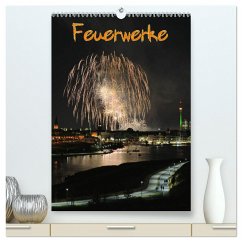 Feuerwerke Terminplaner (hochwertiger Premium Wandkalender 2025 DIN A2 hoch), Kunstdruck in Hochglanz - Calvendo;Dietrich, Jochen