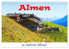 Almen im Südtiroler Ultental (Tischkalender 2025 DIN A5 quer), CALVENDO Monatskalender