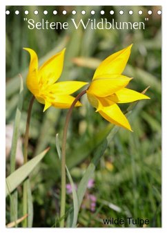 Seltene Wildblumen (Tischkalender 2025 DIN A5 hoch), CALVENDO Monatskalender