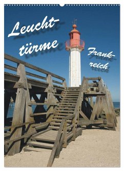 Leuchttürme Frankreich (Wandkalender 2025 DIN A2 hoch), CALVENDO Monatskalender