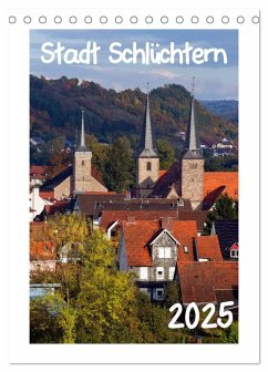 Stadt Schlüchtern (Tischkalender 2025 DIN A5 hoch), CALVENDO Monatskalender