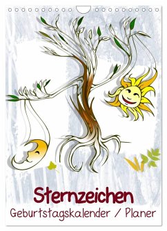 Sternzeichen ¿ Geburtstagskalender / Planer (Wandkalender 2025 DIN A4 hoch), CALVENDO Monatskalender