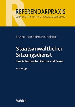 Staatsanwaltlicher Sitzungsdienst - Brunner, Raimund;Heintschel-Heinegg, Bernd von