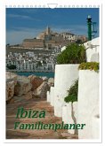 Ibiza / Familienplaner (Wandkalender 2025 DIN A4 hoch), CALVENDO Monatskalender