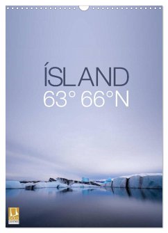 ÍSLAND 63° 66° N (Wandkalender 2025 DIN A3 hoch), CALVENDO Monatskalender - Calvendo;Paul Kaiser, Frank