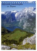 Idyllische Landschaften in Bayern (Tischkalender 2025 DIN A5 hoch), CALVENDO Monatskalender