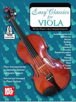 Easy Classics for Viola with Piano Accompaniment - Spitzer, Peter