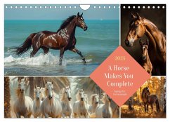 A Horse Makes You Complete (Wall Calendar 2025 DIN A4 landscape), CALVENDO 12 Month Wall Calendar