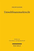 Umweltfinanzmarktrecht (eBook, PDF)