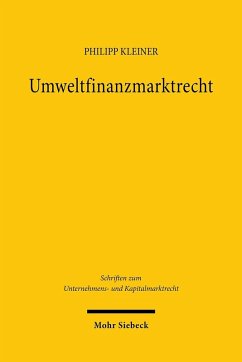 Umweltfinanzmarktrecht (eBook, PDF) - Kleiner, Philipp