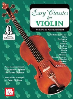 Easy Classics for Violin - With Piano Accompaniment - Spitzer, Peter