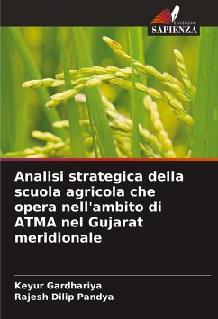 Analisi strategica della scuola agricola che opera nell'ambito di ATMA nel Gujarat meridionale - Gardhariya, Keyur;Pandya, Rajesh Dilip