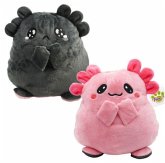 AXOLOTL, Wendeplüsch rosa/grau 20cm AXOLOTL, Wendeplüsch rosa/grau 20cm