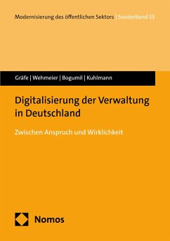 Digitalisierung der Verwaltung in Deutschland (eBook, PDF) - Gräfe, Philipp; Wehmeier, Liz Marla; Bogumil, Jörg; Kuhlmann, Sabine