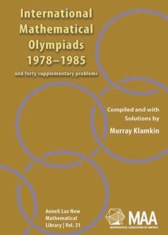 Cover International Mathematical Olympiads; And Forty Supplementary Problems, 1978-1985