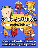 Comida y Aperitivos Libro de Colorear