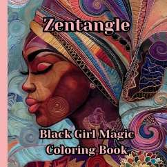 Zentangle Black Girl Magic Coloring Book - Bee, Busy