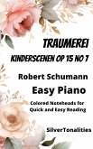 Traumerei Kinderscenen Opus 15 Number 7 Easy Piano Sheet Music with Colored Notation (fixed-layout eBook, ePUB)