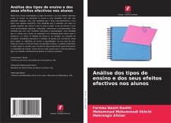 Análise dos tipos de ensino e dos seus efeitos efectivos nos alunos - Roshti, Farniaz Nasiri;Ilkhchi, Mohammad Mohammadi;Afshar, Mehrangiz