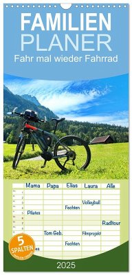 Familienplaner 2025 - Fahr mal wieder Fahrrad mit 5 Spalten (Wandkalender, 21 x 45 cm) CALVENDO - Calvendo;Böck, Herbert