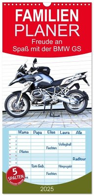 Familienplaner 2025 - Freude an - Spaß mit der BMW GS mit 5 Spalten (Wandkalender, 21 x 45 cm) CALVENDO - Calvendo;Ascher, Johann