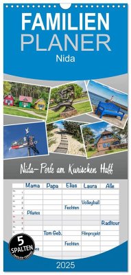 Familienplaner 2025 - Nida - Perle am Kurischen Haff mit 5 Spalten (Wandkalender, 21 x 45 cm) CALVENDO - Calvendo;Kirsch, Gunter