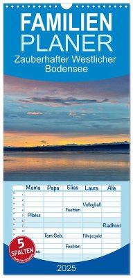 Familienplaner 2025 - Zauberhafter Westlicher Bodensee mit 5 Spalten (Wandkalender, 21 x 45 cm) CALVENDO - Calvendo;Pries, Friedrich