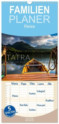 Familienplaner 2025 - Tatra. Polen und Slowakei mit 5 Spalten (Wandkalender, 21 x 45 cm) CALVENDO - Calvendo;Gospodarek, Mikolaj