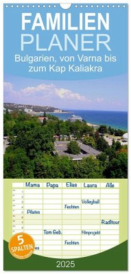 Familienplaner 2025 - Bulgarien, von Varna bis zum Kap Kaliakra mit 5 Spalten (Wandkalender, 21 x 45 cm) CALVENDO - Calvendo;Witkowski, Bernd