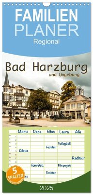 Familienplaner 2025 - Bad Harzburg und Umgebung mit 5 Spalten (Wandkalender, 21 x 45 cm) CALVENDO - Calvendo;Styppa, Robert