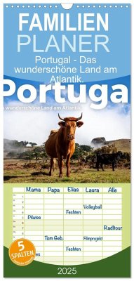 Familienplaner 2025 - Portugal - Das wunderschöne Land am Atlantik. mit 5 Spalten (Wandkalender, 21 x 45 cm) CALVENDO