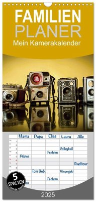 Familienplaner 2025 - Mein Kamerakalender mit 5 Spalten (Wandkalender, 21 x 45 cm) CALVENDO