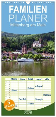 Familienplaner 2025 - Miltenberg am Main mit 5 Spalten (Wandkalender, 21 x 45 cm) CALVENDO