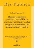 Mindestvorschriften gemäß Art. 83 AEUV im Spannungsverhältnis zwischen intergouvernementalem und supranationalem Handeln