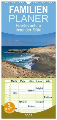 Familienplaner 2025 - Fuerteventura, Insel der Stille mit 5 Spalten (Wandkalender, 21 x 45 cm) CALVENDO - Calvendo;Friedchen, Michael