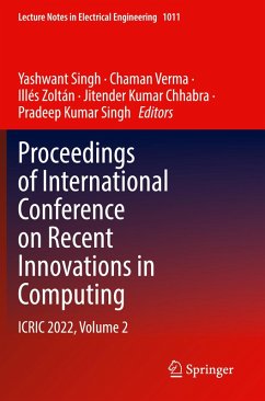 Cover Proceedings of International Conference on Recent Innovations in Computing