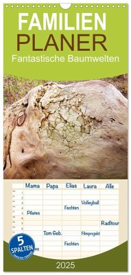 Familienplaner 2025 - Fantastische Baumwelten mit 5 Spalten (Wandkalender, 21 x 45 cm) CALVENDO - Calvendo;Kruse, Gisela