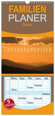 Familienplaner 2025 - Luftperspektive mit 5 Spalten (Wandkalender, 21 x 45 cm) CALVENDO