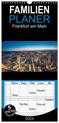 Familienplaner 2025 - Frankfurt am Main mit 5 Spalten (Wandkalender, 21 x 45 cm) CALVENDO