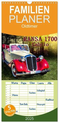 Familienplaner 2025 - Hansa 1700 Cabrio mit 5 Spalten (Wandkalender, 21 x 45 cm) CALVENDO - Calvendo;Roder, Peter