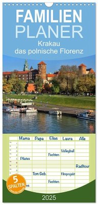 Familienplaner 2025 - Krakau - das polnische Florenz mit 5 Spalten (Wandkalender, 21 x 45 cm) CALVENDO - Calvendo;Roder, Peter