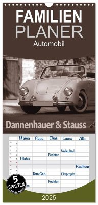 Familienplaner 2025 - Dannenhauer & Stauss mit 5 Spalten (Wandkalender, 21 x 45 cm) CALVENDO