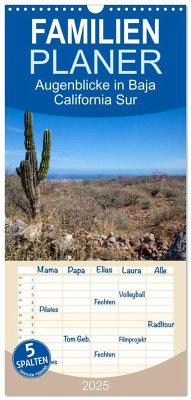 Familienplaner 2025 - Augenblicke in Baja California Sur mit 5 Spalten (Wandkalender, 21 x 45 cm) CALVENDO